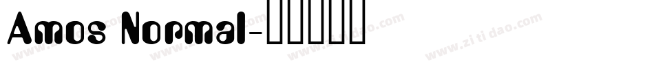 Amos Normal字体转换
